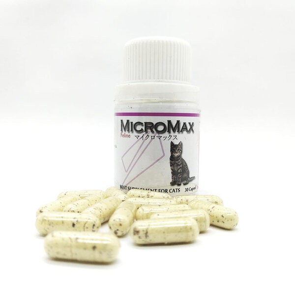 Micromax Feline isi 60 pcs Micro Max Vitamin Daya Tahan Tubuh Kucing