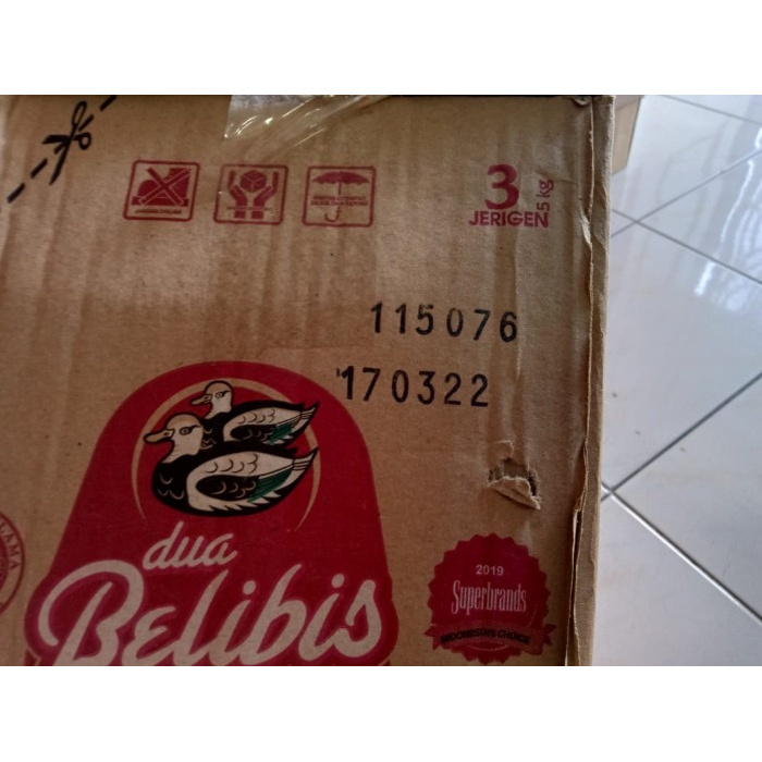 

Ready- Sambal Saus Cabe Dua Belibis Jerigen Dirigen Galon 5 Kg / 5Kg