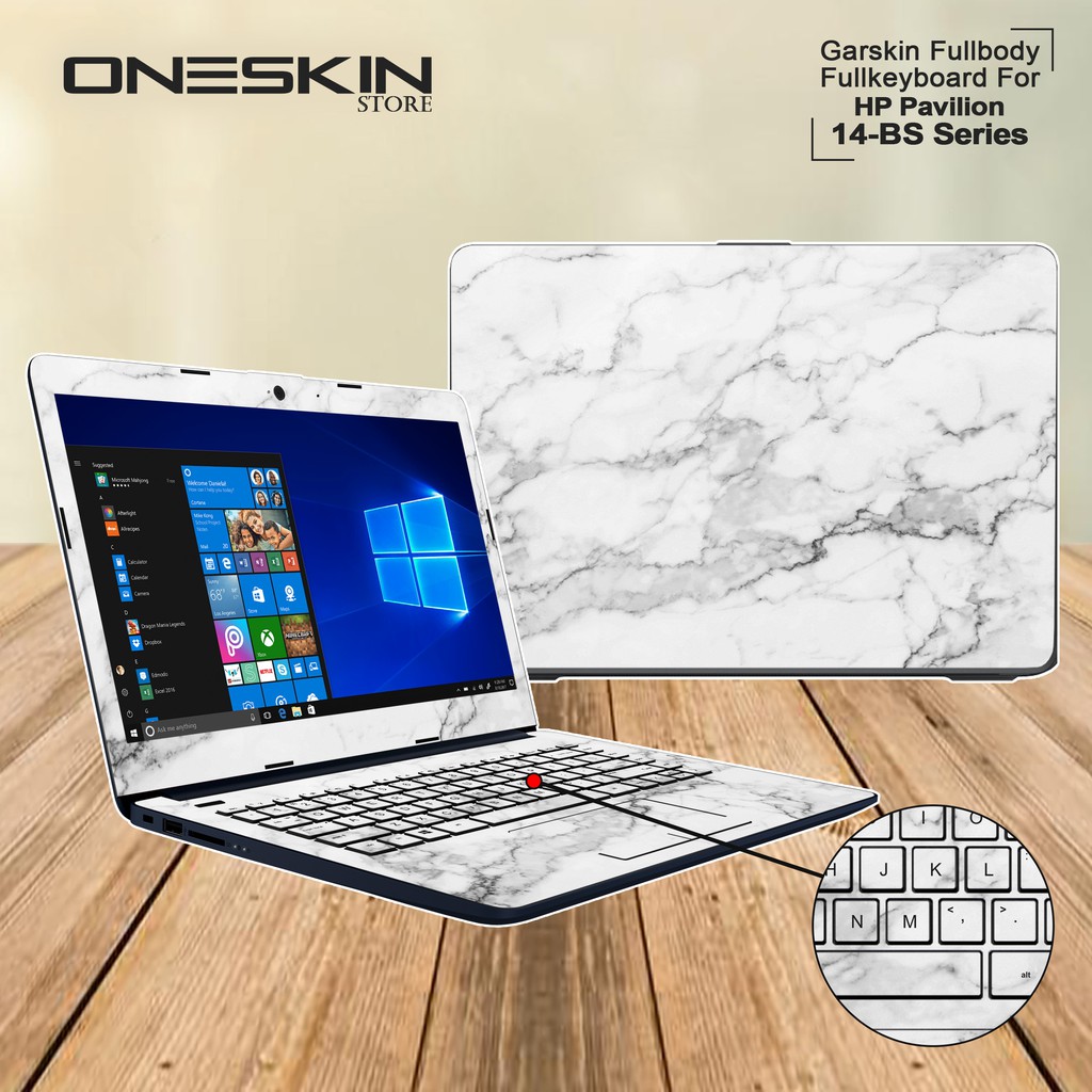 Garskin Laptop Cover HP 14-BS090TX 14-BS091TX 14-BS092TX 14-BS122TX 14-BS123TX Fullbody