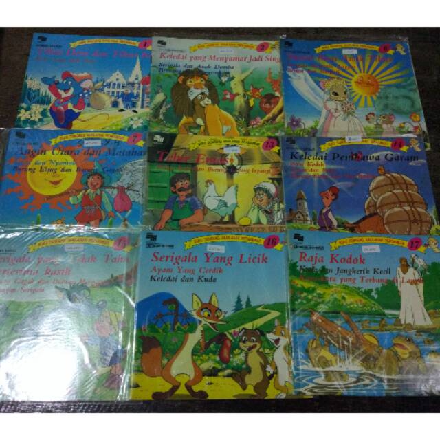 Paket Dongeng Anak Bergambar 91 Judul Lengkap
