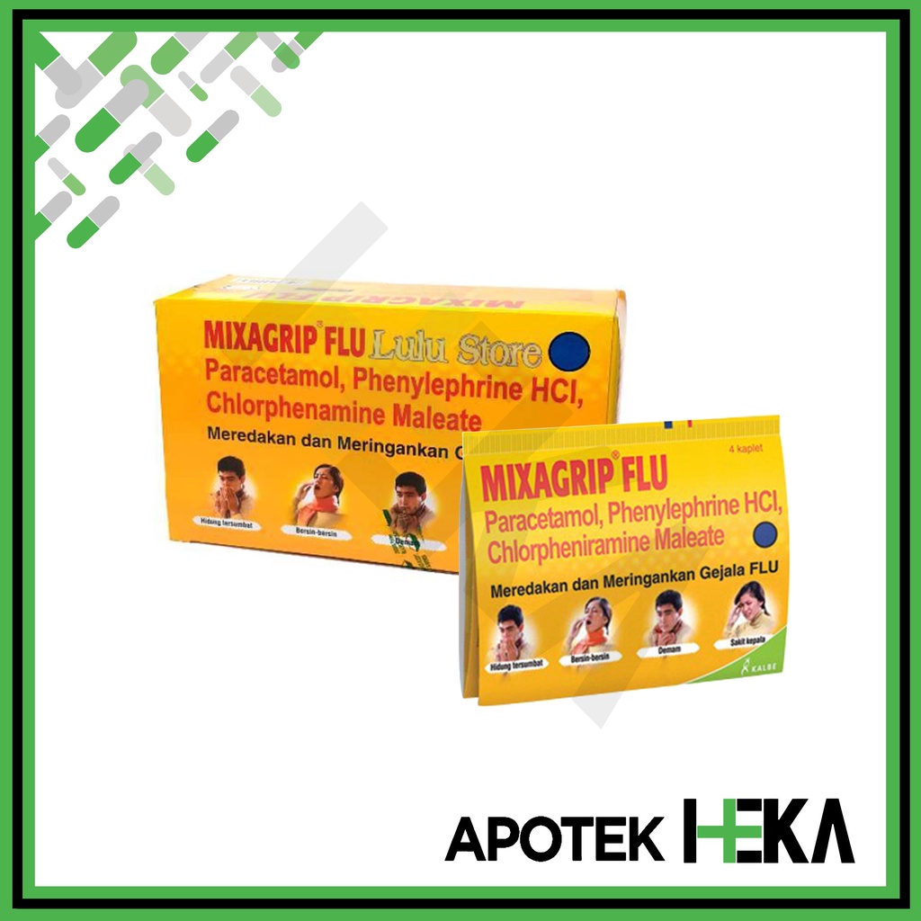 Mixagrip Kuning Flu Box isi 25x4 Tablet (SEMARANG)