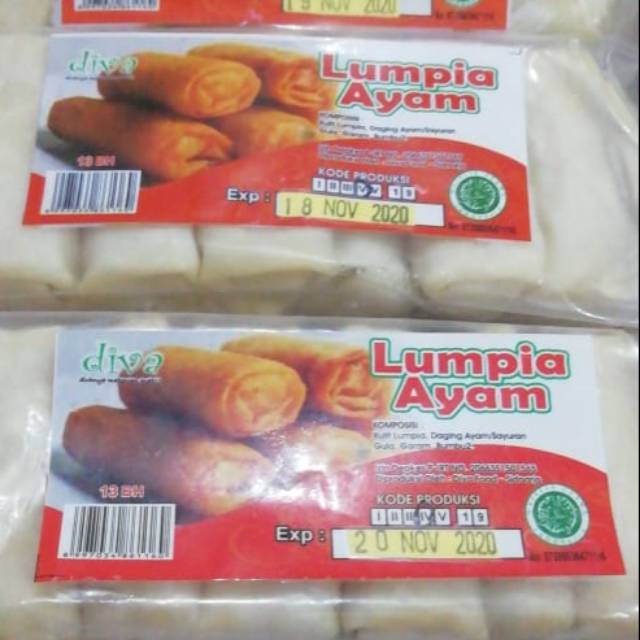 

Lumpia Ayam isi 13 pcs