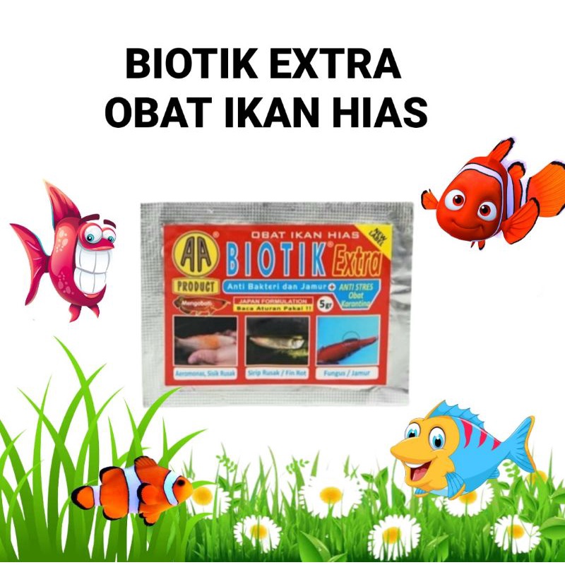 BIOTIK EXTRA  OBAT IKAN SAKIT