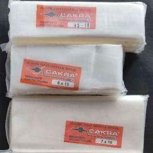 Plastik PE ES LILIN 4.5x18 - 6x15 - 7x18 cm - Plastik PE Cakra