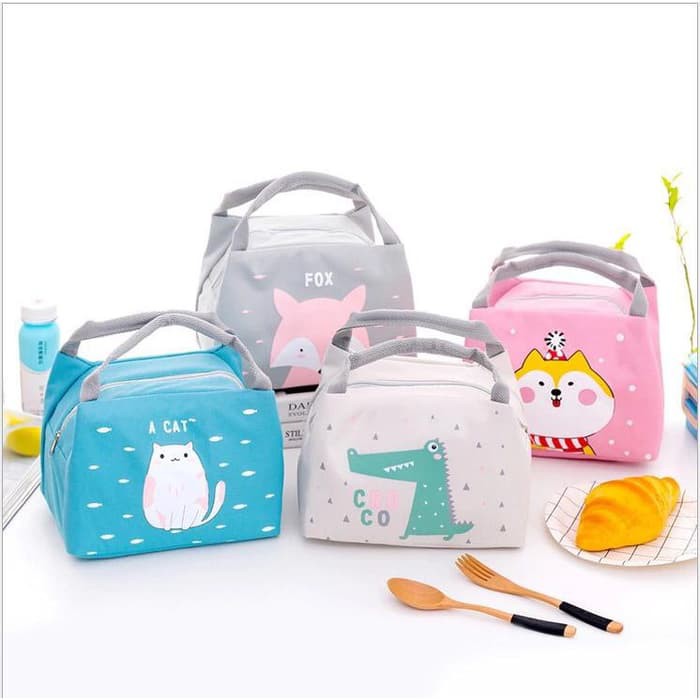 Tas Bekal Kualitas Halus Harga Murah / Lunch bag animal / tas bekal anak/ tas bekal tahan panas