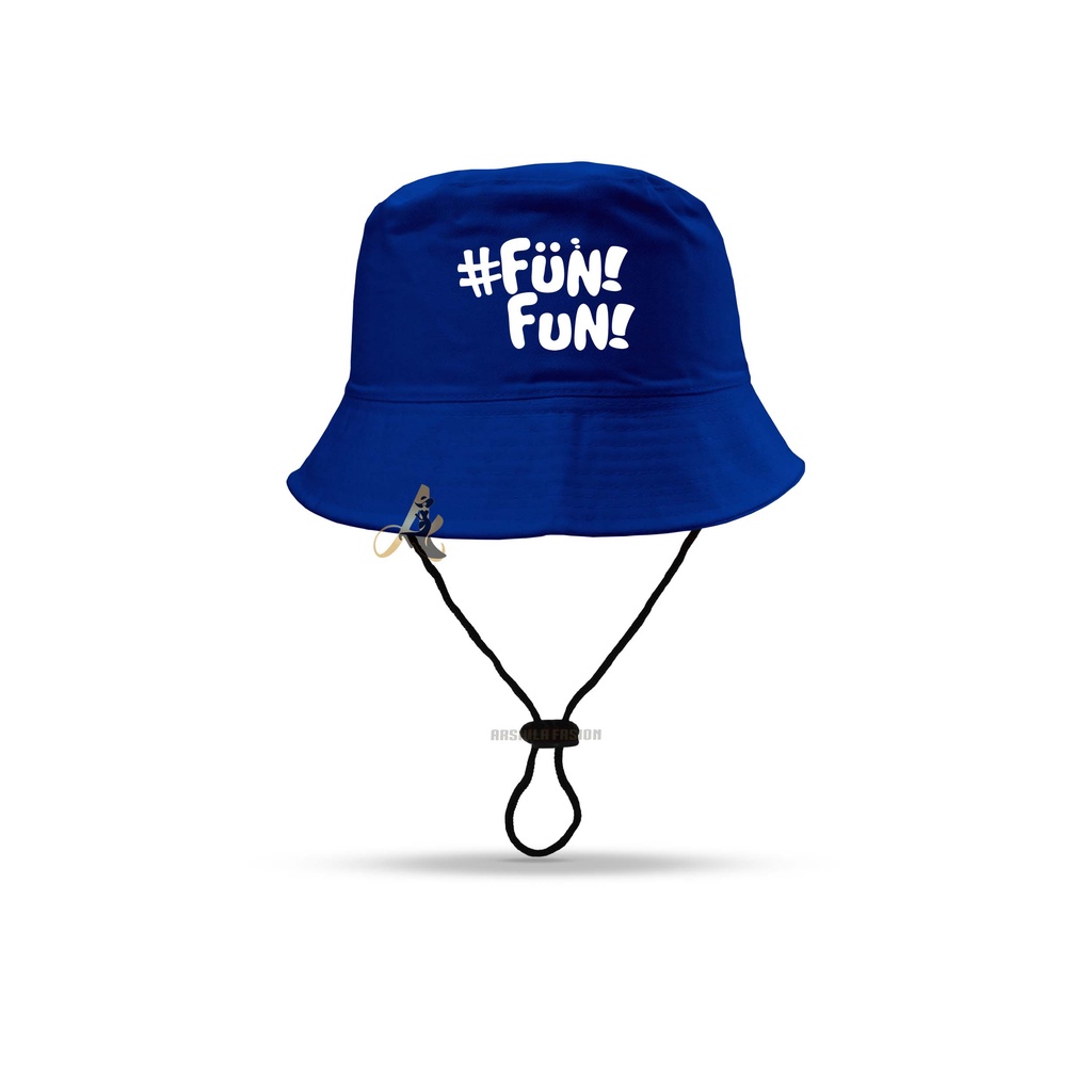 Topi Bucket Anak Laki-laki Perempuan umur 2-8 tahun SABLON FUN FUN