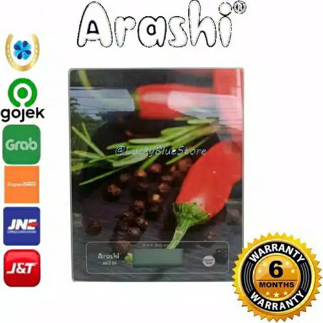 Timbangan Kue Digital ARASHI 5 Kg AKS04 - Timbangan Dapur