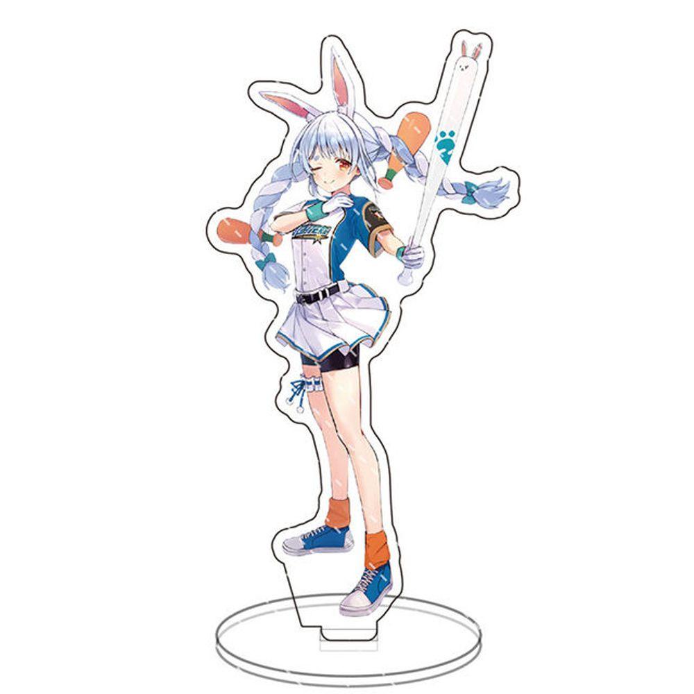 Lanfy Anime Figure Stand Dua Sisi Hadiah Anak Model Transparan Mainan Figure Model Karakter Anime Plat Akrilik