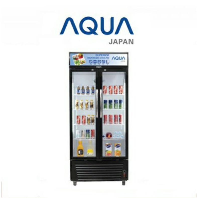 SHOWCASE AQUA 2 PINTU AQB 700 [464 L] GARANSI AQUA LAMPUNG