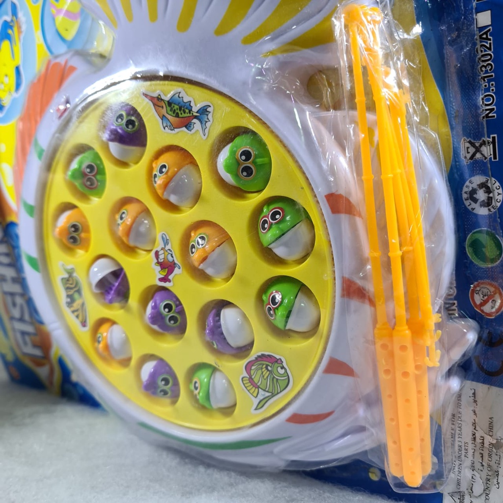 Mainan Pancing Ikan Fishing Game dus pancingan ikan magnet bisa nyala dan muter ada musiknya