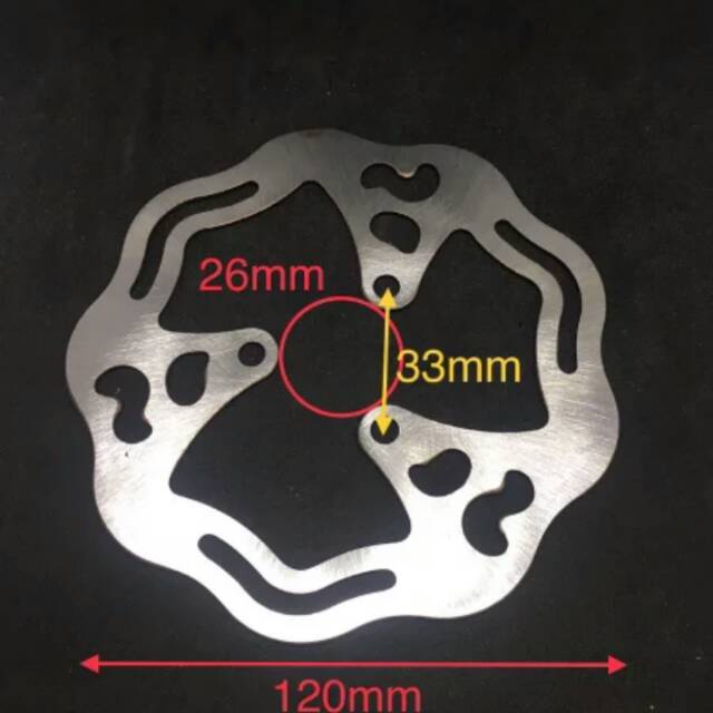 DISC BRAKE-PIRINGAN CAKRAM KERITING MINI GP