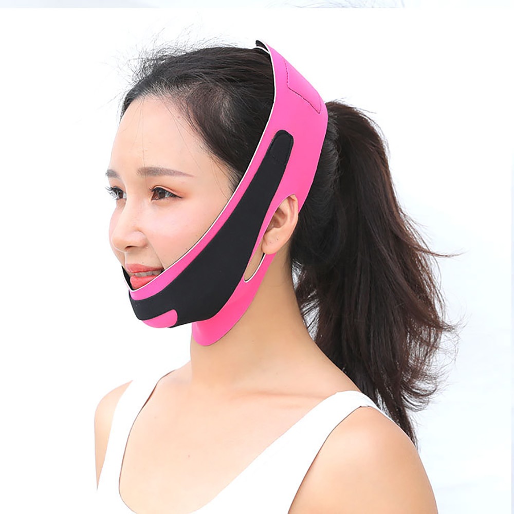 MAANGE Sabuk Penirus Wajah Mengencangkan Wajah yg mulai kendur Face Lift Anti Wrinkle Belt Cantik memang perlu perjuangan Women Slimming Chin Cheek Slim Lift Up Mask V Face Line Belt Anti Wrinkle Strap Band Facial Beauty Tool Face Slimming Bandage