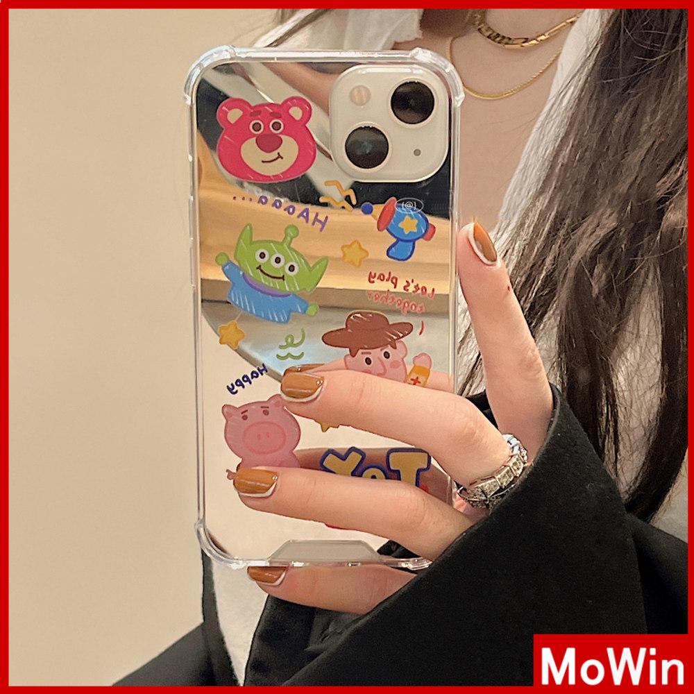 iPhone Case Acrylic Luxury Makeup Mirror Airbag Shockproof Protection Camera Cartoon Cute Compatible For iPhone 11 iPhone 13 Pro Max iPhone 12 Pro Max iPhone 7 Plus iPhone xr