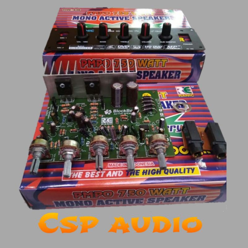 Aktif speaker mono+mic subwoofer