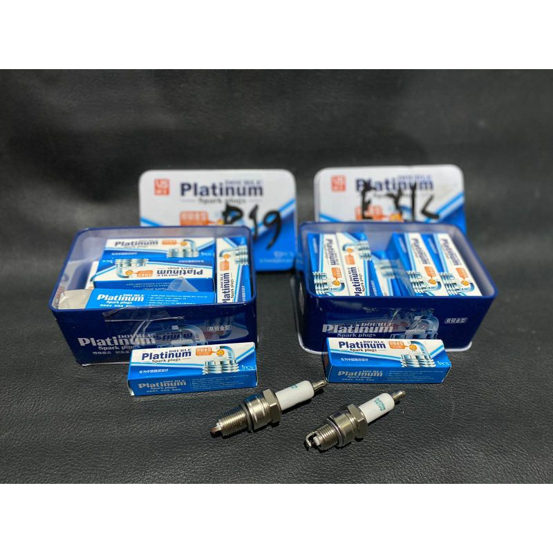 Busi platinum vespa racing 2 tak kuat cocok untuk kompetisi atau harian drat pendek atau drat panjan