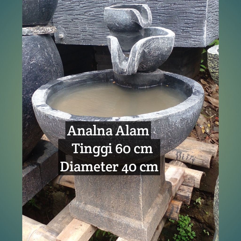 air mancur minimalis taman