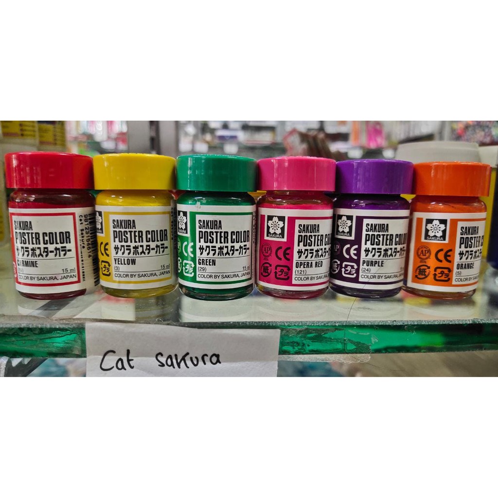 

SAKURA Poster Color 15ml - Cat Poster