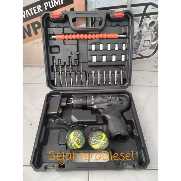 Bor cas set DOZIRO 12volt 2baterai //Cordless drill set DOZIRO 12volt