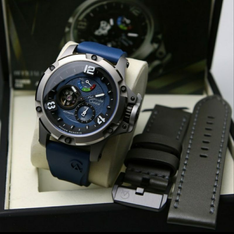 JAM PRIA ALEXANDRE CHRISTIE AC 6295 AC6295 TITANIUM BLUE NAVY ORIGINAL