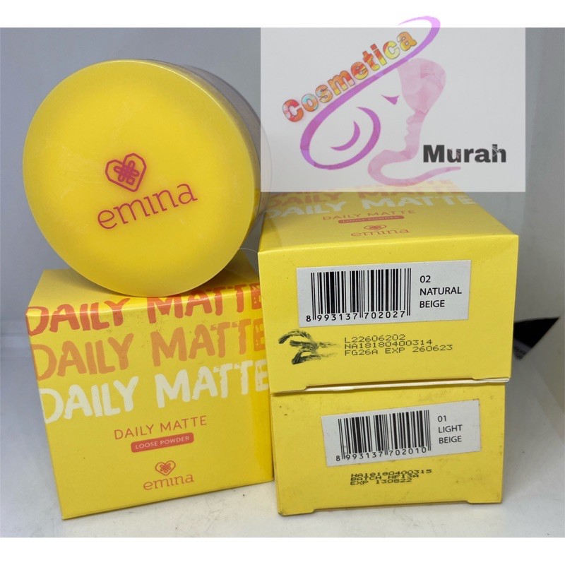 [ compact ] eminal daily matte compact powder - bedak padat emina daily matte 11 gr