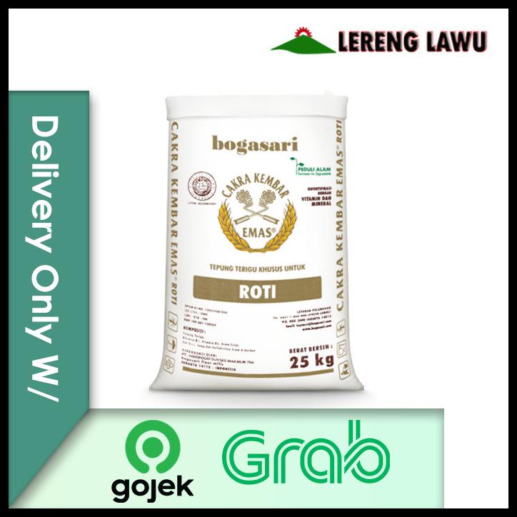 

Tepung Terigu Cakra Kembar Emas 25Kg (Zak) Delivery Only W/ Grab/Gojek