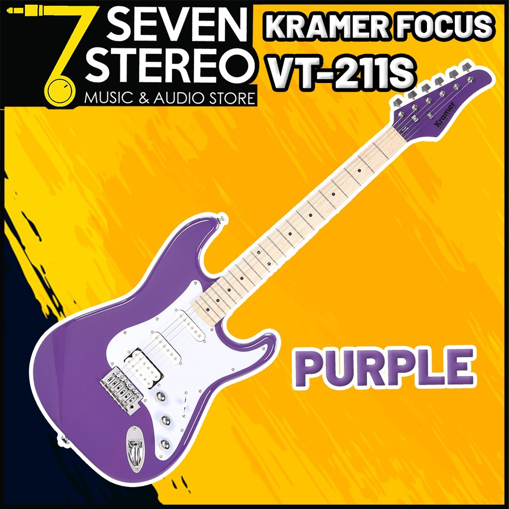 Kramer Focus VT-211S VT211S Electric Guitar Purple