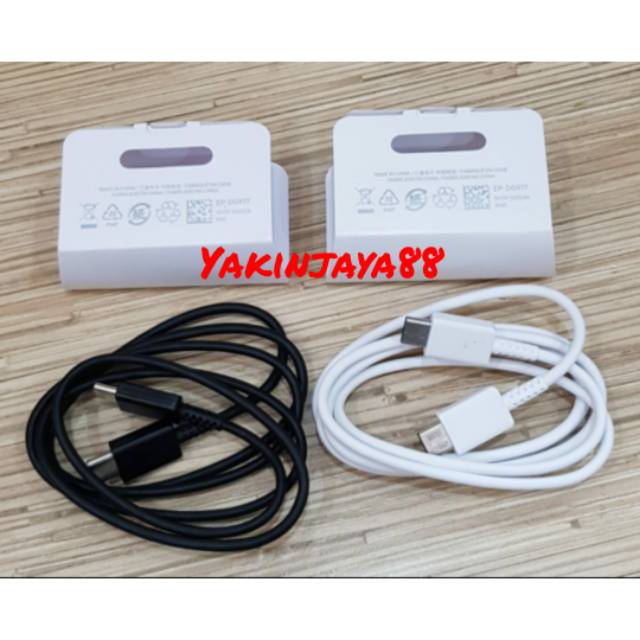 Kabel Data ORI Samsung Type C To C / Kabel Casan ORI Samsung Fast Charging Note 10 /Note 10 +/ A70 /