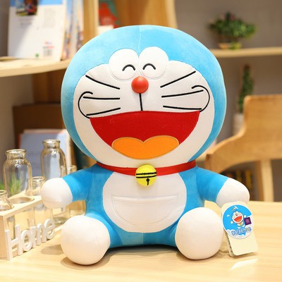 Boneka Doraemon Ketawa Bahagia Jumbo Bahan Super Soft