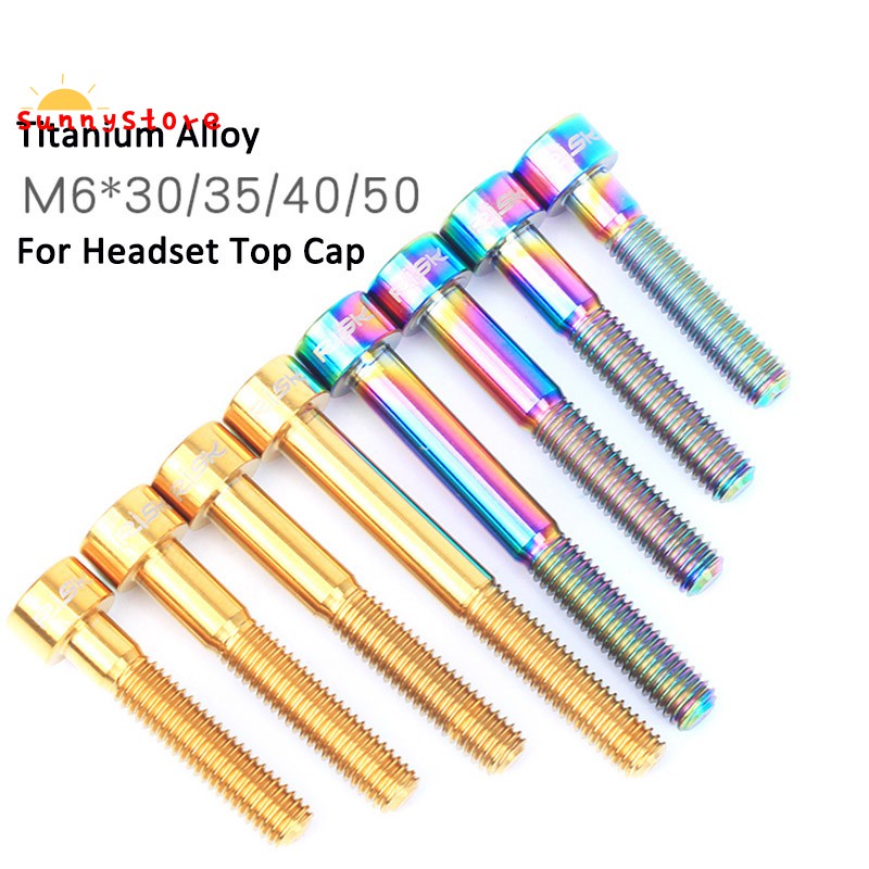 Special offer Titanium MTB Road Bicycle Head Parts Cover Stem Cover with screw