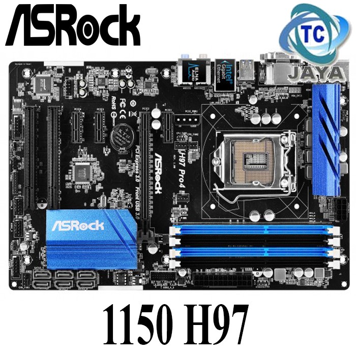 Mobo Intel LGA 1155 H97 ATX Asrock