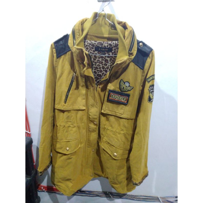 Jaket parka egoist/ jaket parka leopard