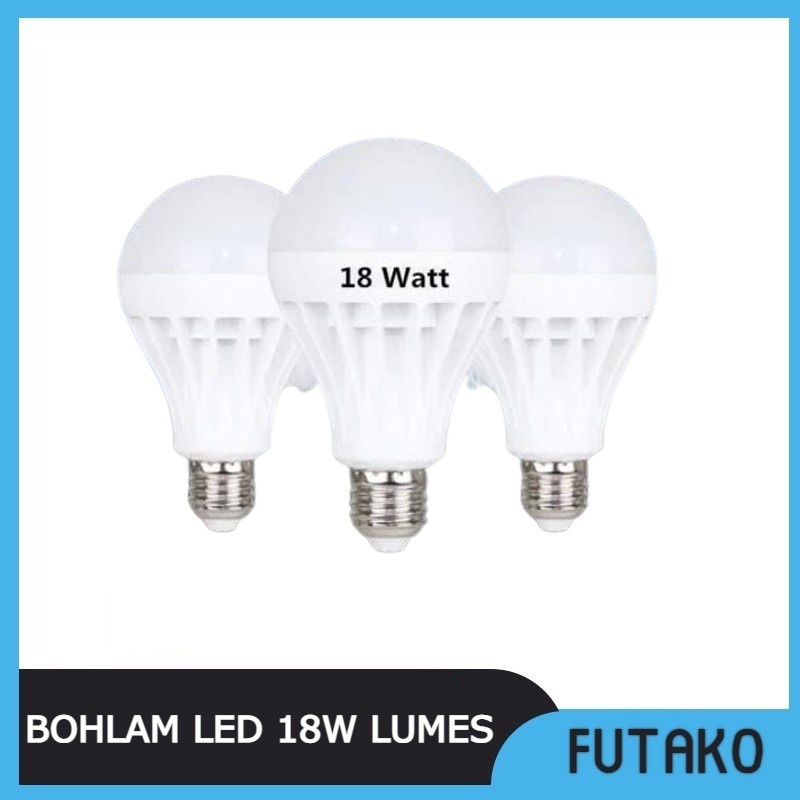 FUTAKO ampu Bohlam LED 18W 6500K 2700 Lumes