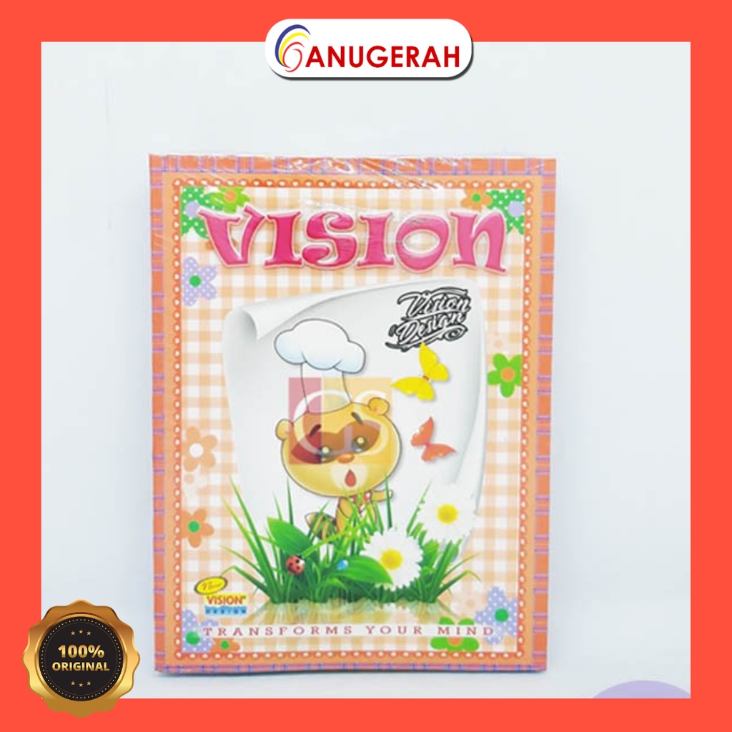 

BUKU TULIS VISION 32 LEMBAR (PACK / ISI 10 PCS)
