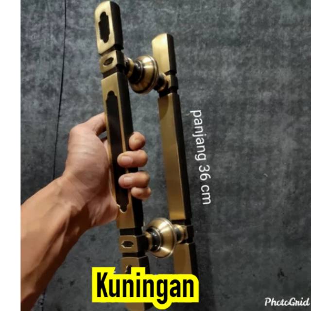 Handle pintu rumah kotak AB baut tembus