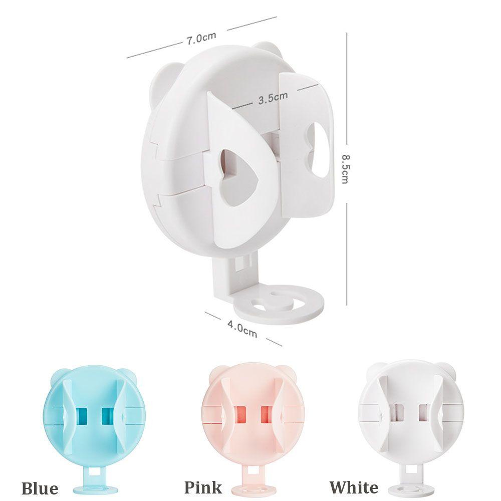 Solighter Tempat Sikat Gigi Elektrik Creative Stand Auto Lock &amp; Release Adhesive Bathroom Holder