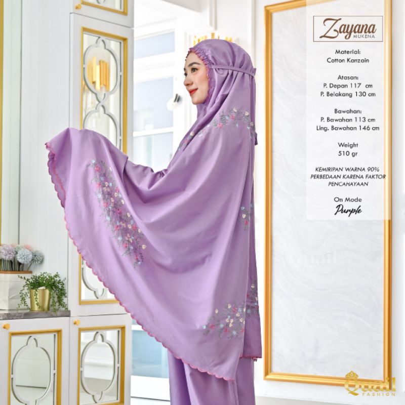 Mukena Zayana by Quail Hijab