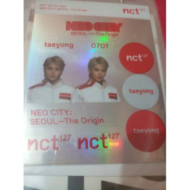 NCT Taeyong Neo City Seoul Official Goods