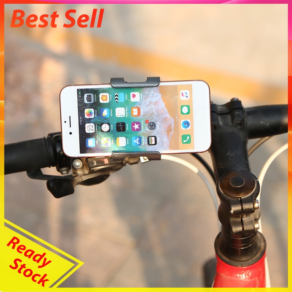 Bicycle Cell Phone Holder Motorcycle Handlebar Clip Stand GPS Mount Bracket