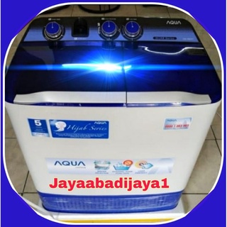 mesin cuci Aqua 2 tabung qw780 hijab series. Garansi 5 tahun mesin cuci Aqua Sanyo qw 780#elektronik#elektronikmurah