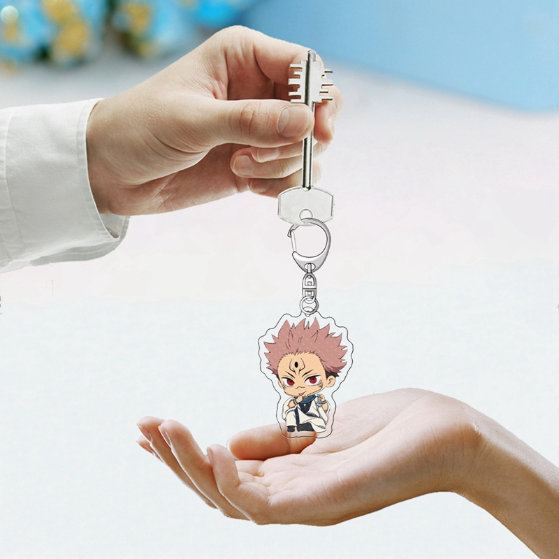 Jujutsu Kaisen Gantungan Kunci Akrilik Bentuk Fushiguro Megumi Charms