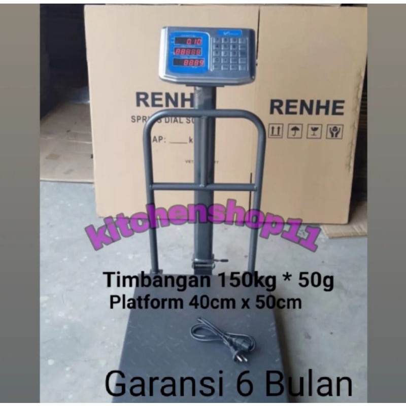 timbangan duduk digital daijin 150kg/timbangan pagar digital 150kg