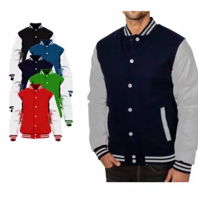 Jaket baseball varsity polos