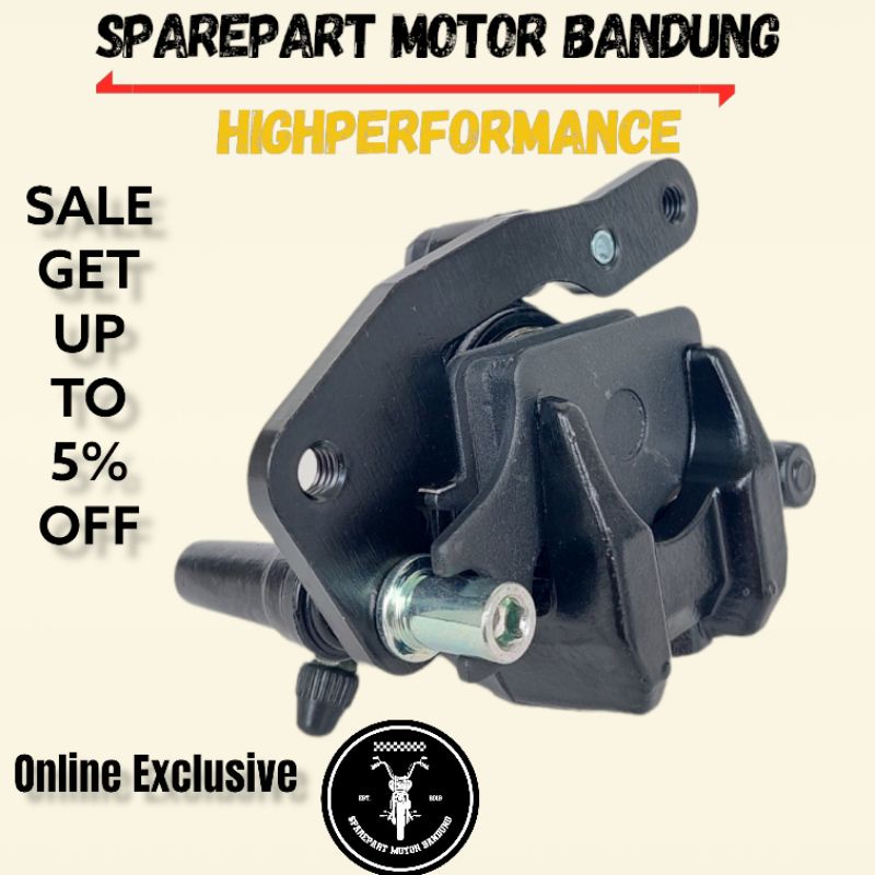 Kepala babi kaliper rem depan Beat - Vario 125 - Beat fi - Scoopy - Vario 150 Master rem Bawah Beat 