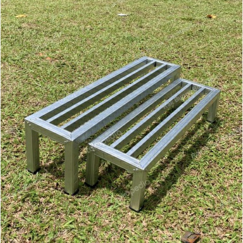 Rak Tanaman Minimalis - Rak Bunga Baja Ringan Model Tumpuk 80cm