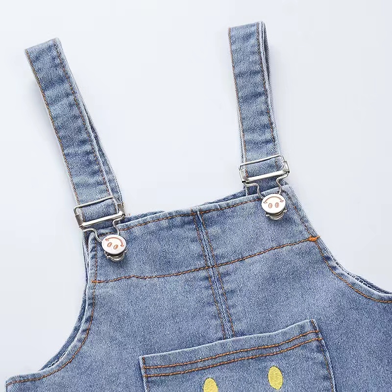 Setelan Overall Anak Perempuan Uisa 2-5th Jeans Premium/Setelan baju  premium