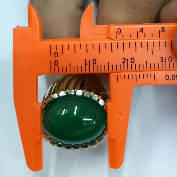 ORIGINAL Cincin batu hijau garut botol 887
