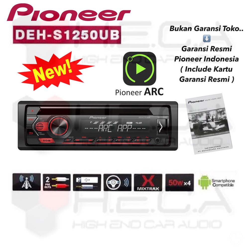pioneer single din car stereo