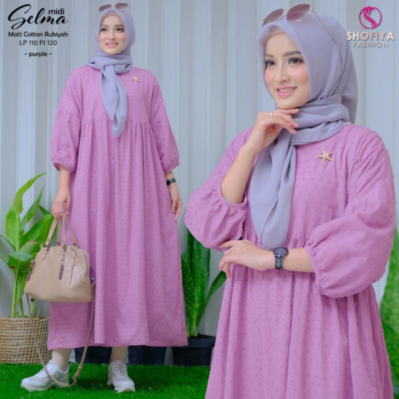 MAXY DRESS SELMA MIDI BY SHOFIYA