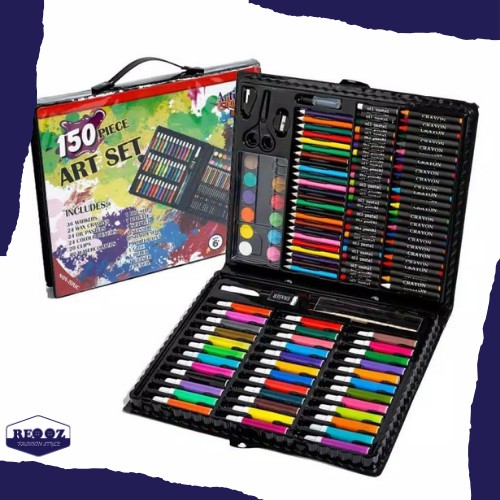 

Crayon Set 150/168/208 pcs Alat Gambar Alat Tulis & Lukis Menggambar Melukis Anak