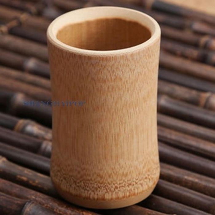 Unduh 420 Gambar Gelas Dari Bambu  